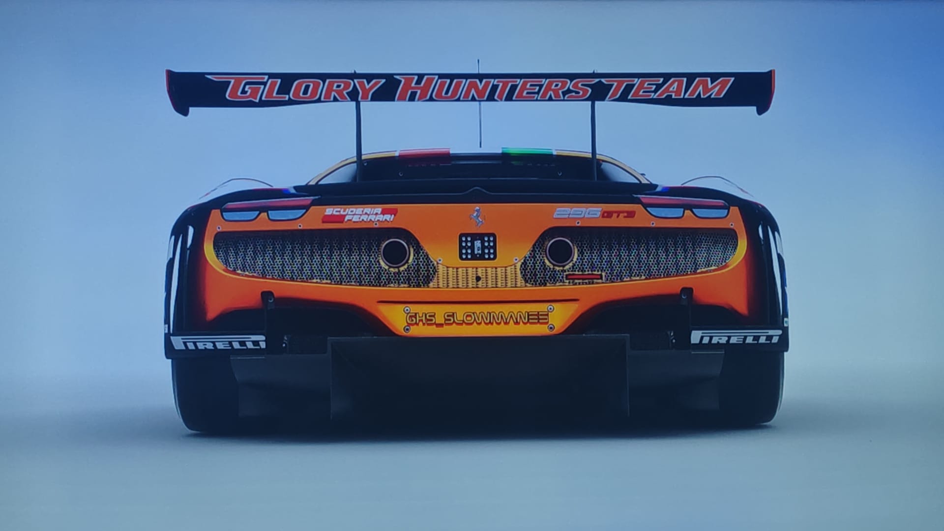 Ferrari 296 GT3 #65 — Posteriore